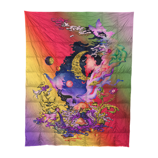 Cosmic Puffy Blanket Grateful Dead Official Store